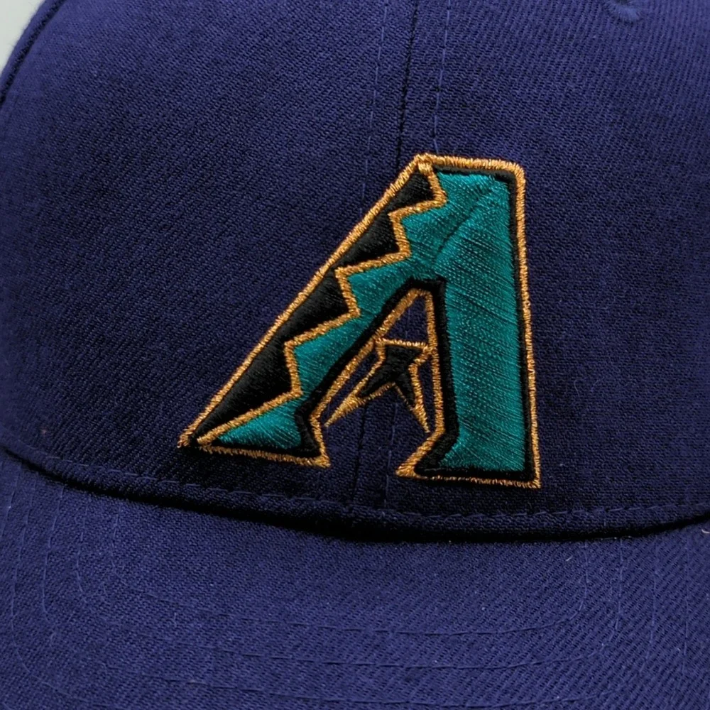Arizona Diamondbacks New Era MLB Strapback Hat Purple Teal Copper Logo Wool Cap
